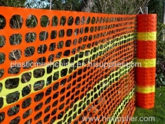 orange plastic fence warning fence snow fence