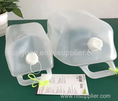 5L 10L water outdoor storage LDPE liquid packaging cubitainer with handle