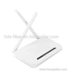 FTTH Fiber Optic Network Router 1GE+1FE+WIFI+1POTS Dual Pon Port XPON GEPON EPON GPON ONU