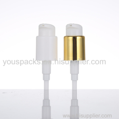 24 neck size gold collar bottle using cosmetic lotion pump