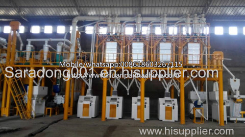 Fully automatic corn maize mill machine/corn flour food production line