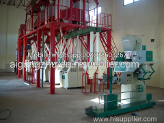 50 tons/day breakfast meal making machine/maize meal product machine installation case