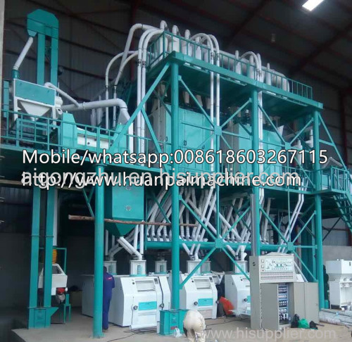 Automatic wheat flour breakfast machinery complete 100 tons/day flour mill plant with best price