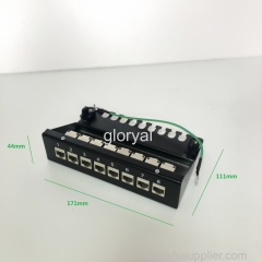 8 PORT STP EMPTY PATCH PANEL