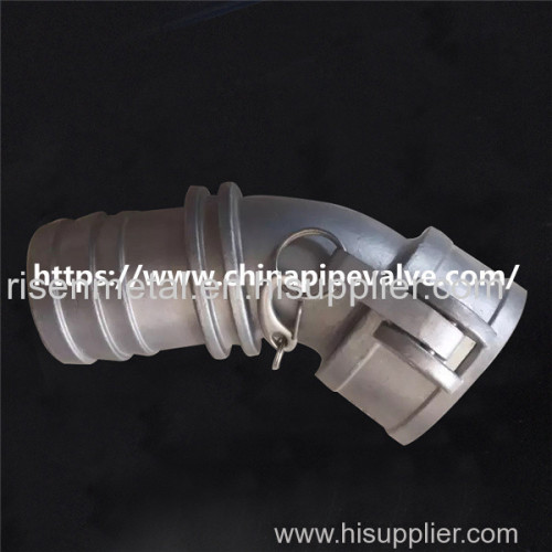 Stainless Steel Camlocks Type C 45° Hose Coupler