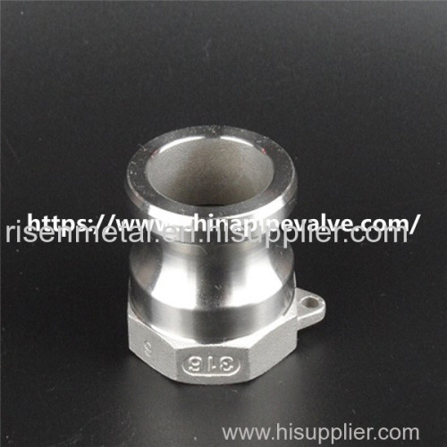 Stainless Steel Cam Grooves Type A Female Adapter