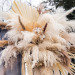 Customized wedding decorations natural pampas grass decorative flowers