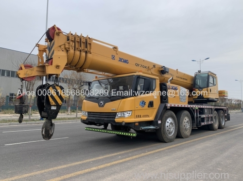 XCMG 70 Tonused hydraulic mobile Truck Crane