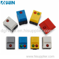 LED illuminated panel switch push button for stage LED light contoller