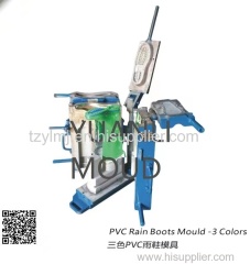 PVC Rain Boots Mould -4 Colors /2C Steel PVC Rain Boots Mould /PVC Rain Boots Mould -3 Colors /2C Aluminum PVC Rain Boot