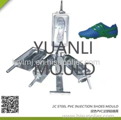 2C STEEL PVC INJECTION SHOES MOULD