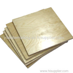 high quality flat laser white full poplar die plywood 12mm for die making