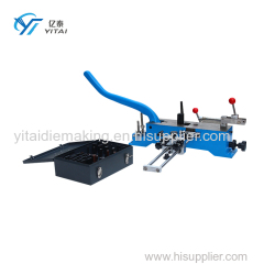 manual flat metal steel die cutting rule die bending machine for wooden die