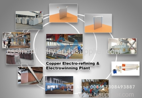 Copper Ore / Copper Scrap Full Process Line Copper Cathode Production