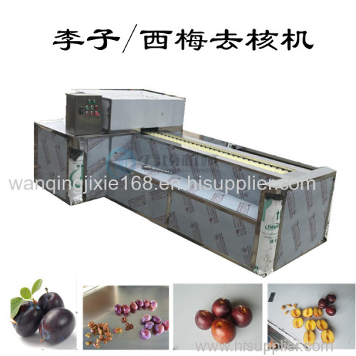 Automatic Fruit Core Remover Pitter Plum Prune Apricot Pitting and Cutting Machine