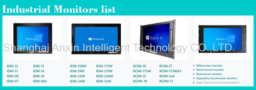 19 inch industrial panel mount monitor