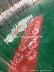 Quartz flange tube Quartz flange tube