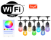 led smart string patio lamps