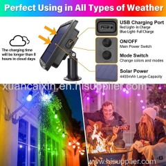 E27/E26 RGB Edison 15 Bulb Remote Dimmable 48FT Outdoor Waterproof Christmas Patio Decoration S14 LED Solar String