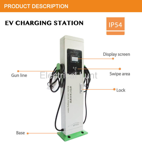 Wholesale Commercial EV charger 7kw 22kw Ac Dual Plug Ocpp 1.6 Standard 5m AC Fast Charging Stations