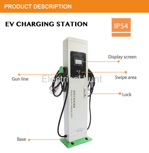 Electric vehicle car ev charging station 7kw AC EV Charger with type 2 for sale