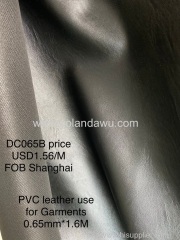 PVC leather for garments use