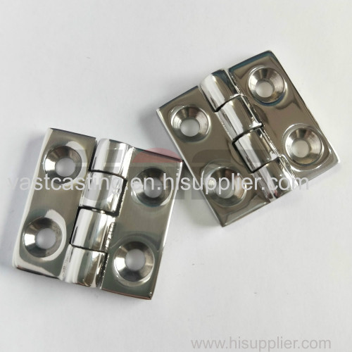 good quality OEM Stainless steel marine hardware yacht solid cast cabin hinge