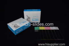 Color Frosted Microscope Slide