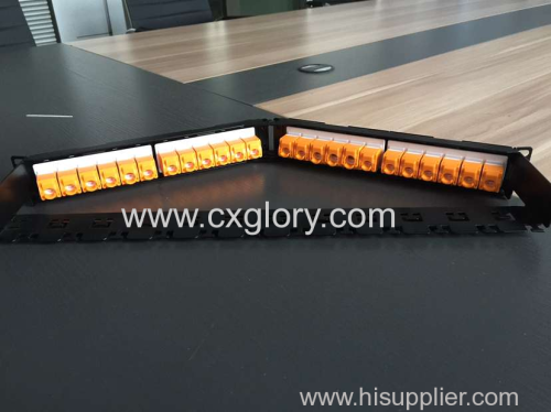 24Port Cat.6 or Cat.6A UTP Patch Panel