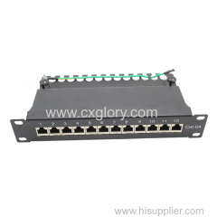 10 inch 12ports Cat.6A STP patch panel