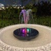 Bird Bath Fountain 13cm/16cm Floating Solar Fountain Pump Garden Fountains Pump Waterfalls 7V Solar Powered Water Pump K