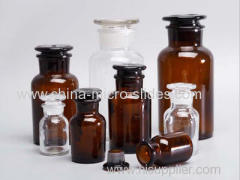 Reagent Bottles With Glass Stopper