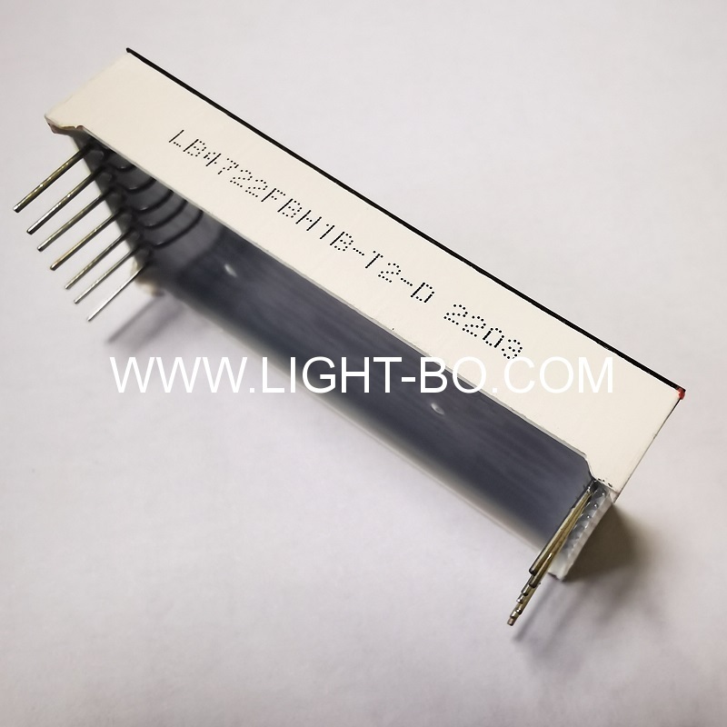ultrablaue 17 mm dreistellige 7-Segment-LED-Anzeige mit gemeinsamer Kathode für Kühlschranksteuerung