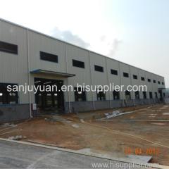 Hebei Steel Metal framing design wide span warehouse for sale
