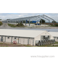 Prefabricated Steel Structure Chicken Broiler House Poultry Farm Shed Building