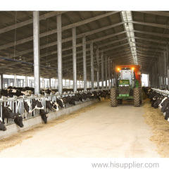 low cost modern light prefab barn house dairy cow shed cattle building