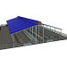 low cost prefabricated steel structure steel cow farm building