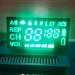 Pure green display;two way radio;transmitter display; customized display;custom design display; led display