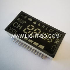 Pure Green Customized 7 Segment LED Display Module Common cathode for Portable Two Way Radio