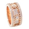 Rose Gold Ring Mechanical Gear Diamond Ring Decompression Ring for Man and Ladies Ring Gear Ring Rotatable Ring Personal