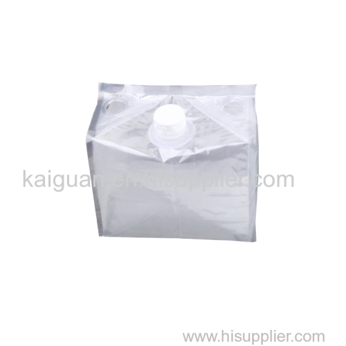 Liquid fertilizer flexible plastic packaging 10L 20L cheertainer bag in box 
