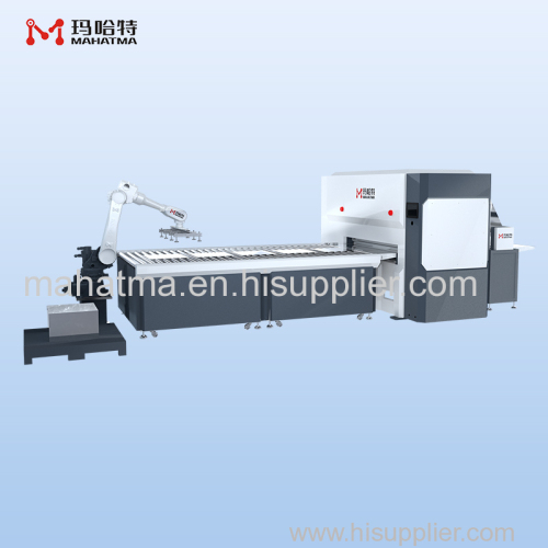 Sheet leveling machine and metal straightening machine for thick plates