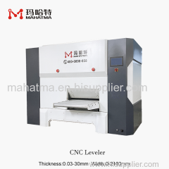 Sheet leveler Machine and Metal Straightening Machine for thick Aluminium Sheet