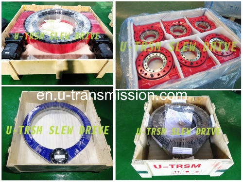 spur gear slewing drive slew drive replace geared slewing bearing and pinions for lifting machinery