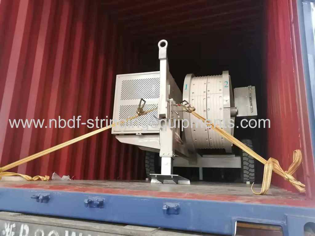 2 Conductors Stringing Puller Tensioner are exported