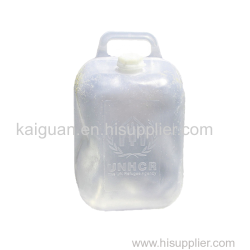 20L Jerrycan Collapsible Food Grade LDPE Cubitainer Household Water Collection Bag With Tap