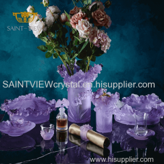 SAINT-VIEW Crystal Art New Nordic Style Orhcid Flower Wedding Party Decor Centerpieces