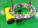 25inch customized opened housing single worm shaft heavy load slewing drive slew drive