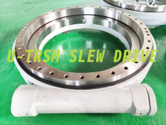 customized large size 35inch precision medium load worm gear slewing drive slew drive