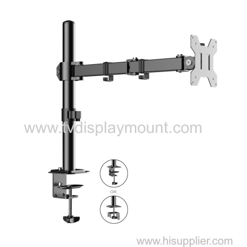Hot Selling Adjustable Desk Single Mount Monitor Bracket Single Monitor Arm